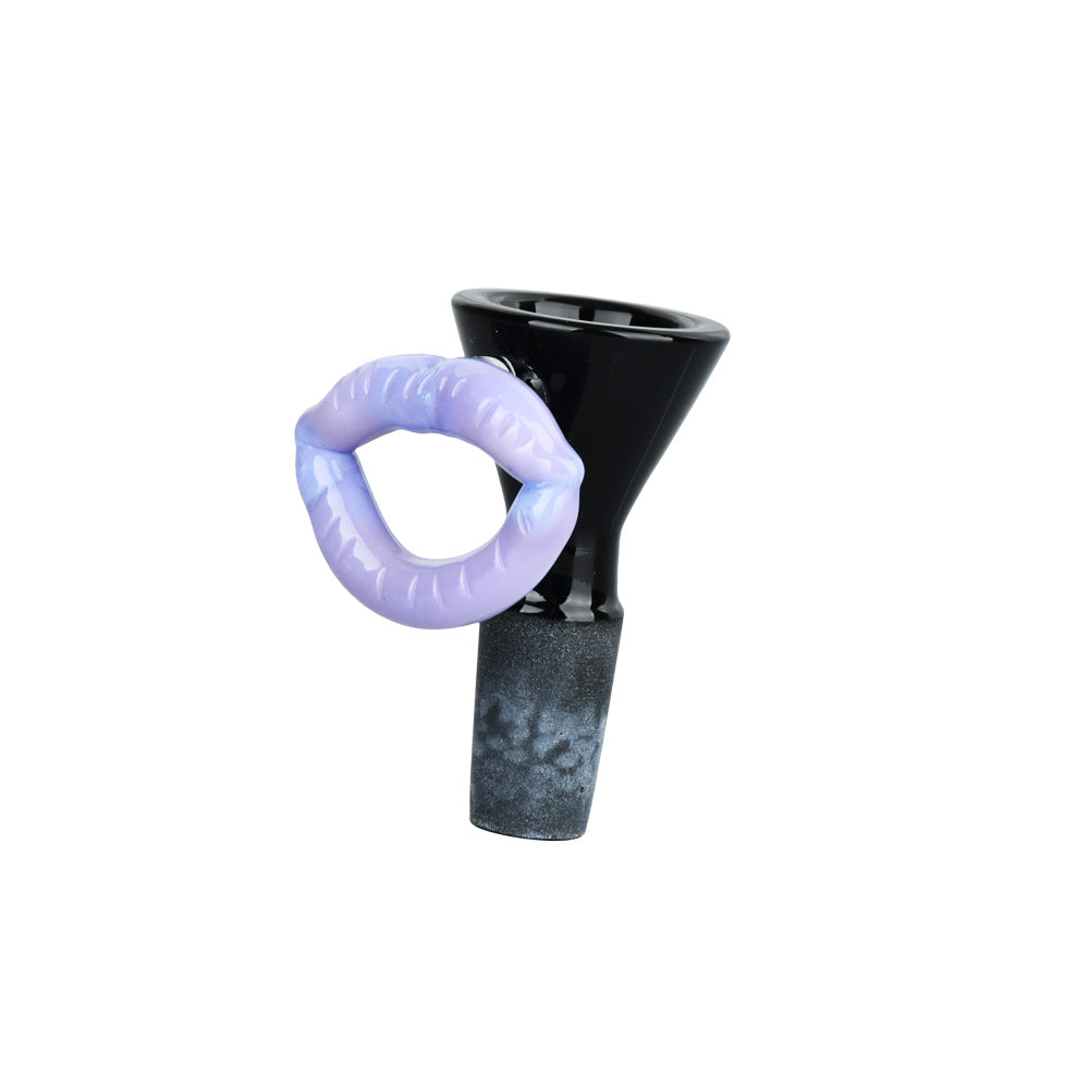 Loquacious Lips Herb Slide - 14mm M / Assorted Colors - 5PC SET - Headshop.com