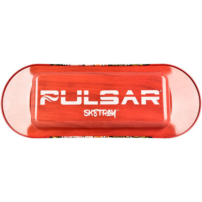 Pulsar SK8Tray Rolling Tray w/ 3D Lid - 7.25"x19.75"/Kush Native - Headshop.com