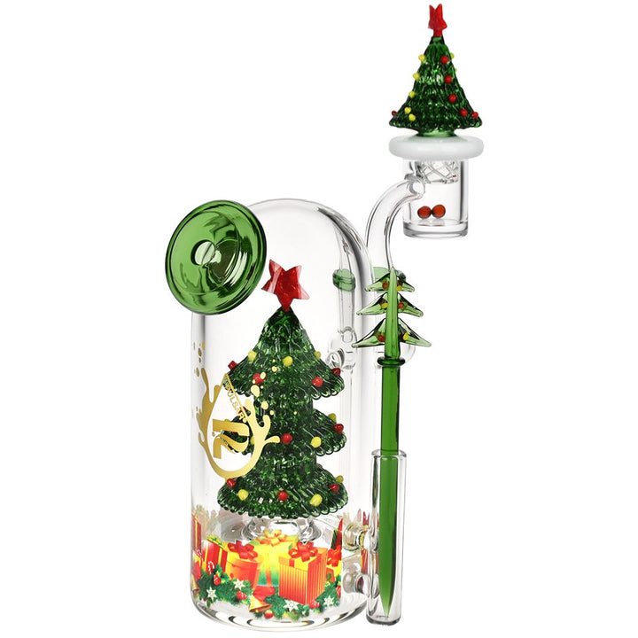 Pulsar Christmas Tree Glass Dab Rig Set - 5.75" / 14mm F - Headshop.com