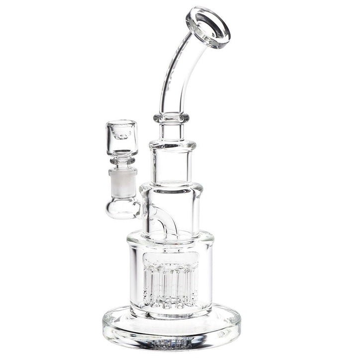 Pulsar 12 Arm Perc Chugger Glass Water Pipe - 10" / 14mm F
