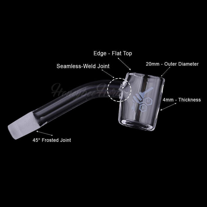 THICK ORIGINAL QUARTZ BANGER - 45° DEGREE | YL - Headshop.com