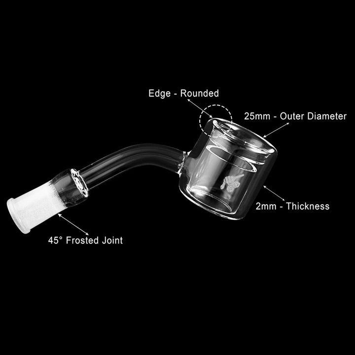 THERMAL QUARTZ BANGER - 45° DEGREE | YL - Headshop.com