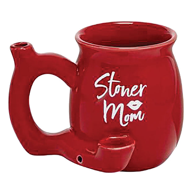 STONER MOM RED CHUBBY PREMIUM ROAST & TOAST PIPE MUG