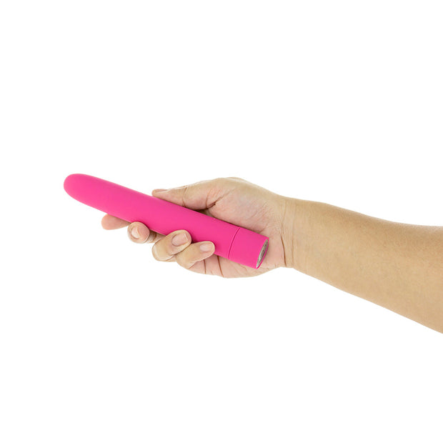 Simple & True Eezy Pleezy Classic Vibrator 7 in. Pink - Headshop.com