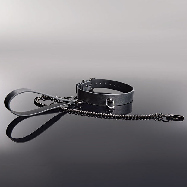 Coquette Pleasure Collar & Leash Grey