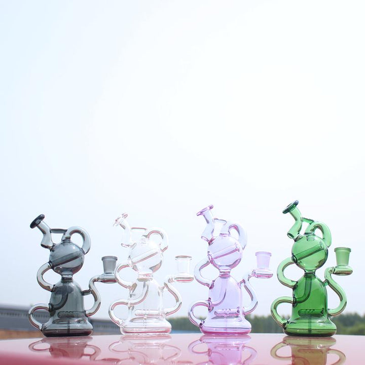 Recycler Style Mini Water Pipe Approx. 2.7" - Headshop.com