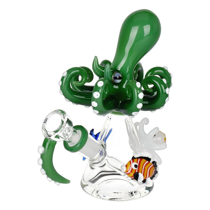 Octopus Reef Glass Water Pipe - 5.75" / Colors Vary - Headshop.com
