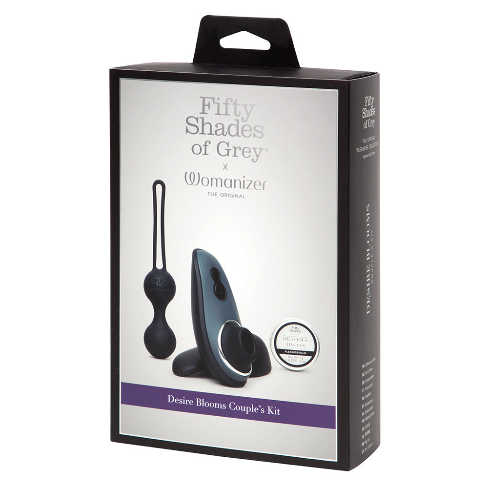 Fifty Shades of Grey Womanizer Desire Blooms Kit Black - Headshop.com