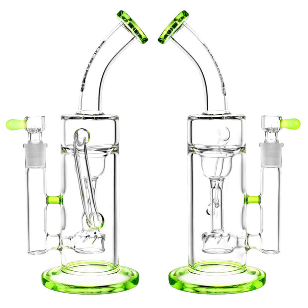 Pulsar Pearl Recycler Water Pipe - 10"/14mm F/Colors Vary - Headshop.com