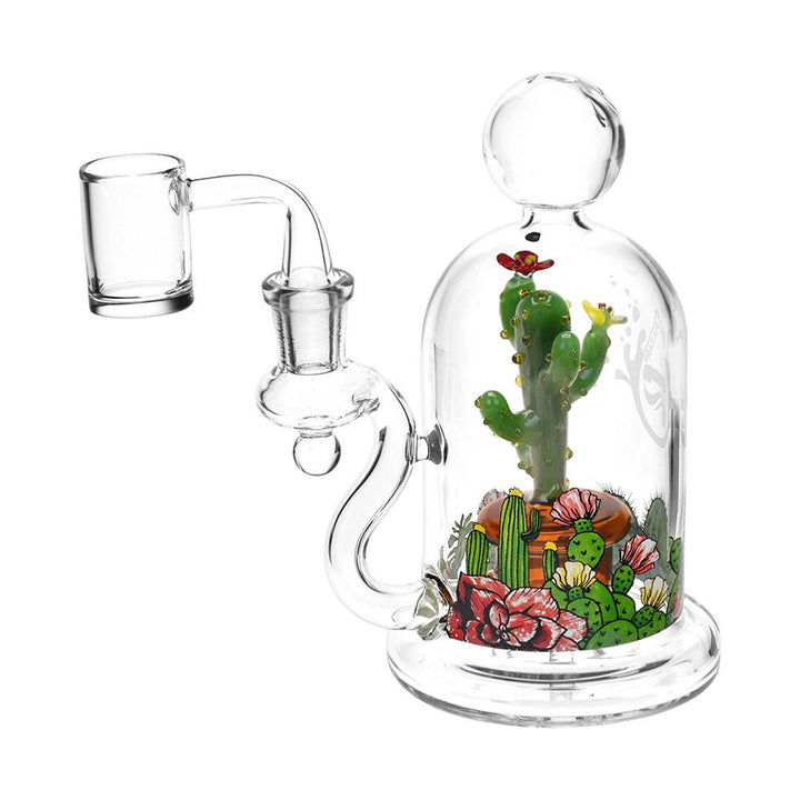 Pulsar Cactus Terrarium Glass Dab Rig - 6" / 14mm F - Headshop.com