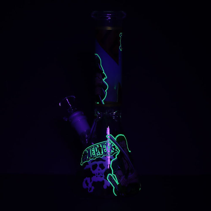 One Treasure Beaker Glass Water Pipe | 10.25" | 14mm F