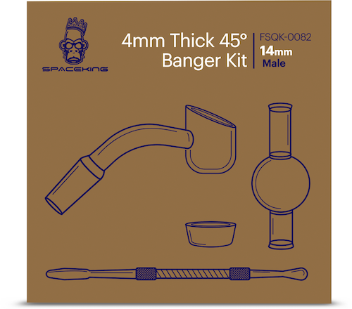 Space King 4mm Thick 45 Banger Kit (Brown) - Headshop.com