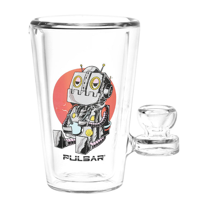 Pulsar Design Series x Drinkable Series Glass Tumbler Pipe | 250mL | 5" - Headshop.com