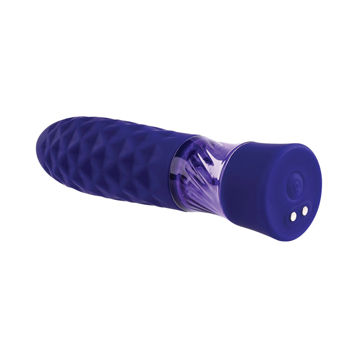 Evolved Raver Light-Up Rechargeable Silicone Bullet Vibrator Purple - Headshop.com