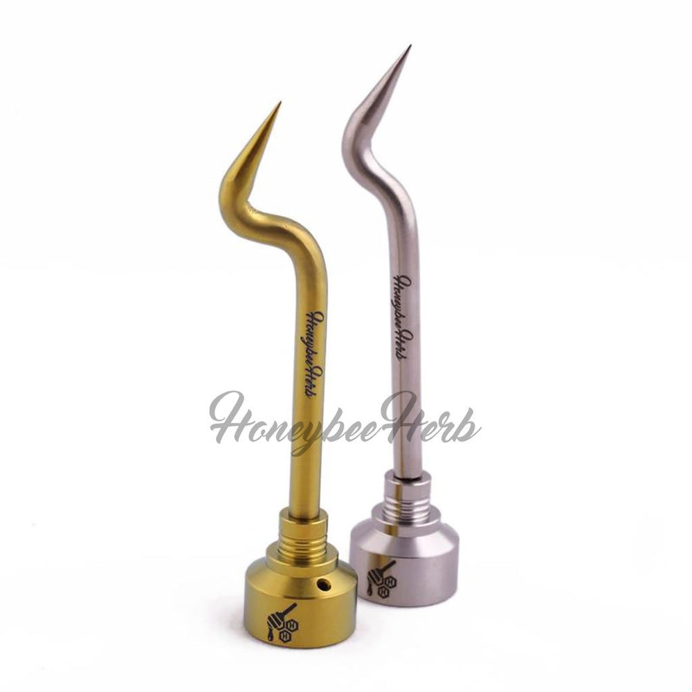 TITANIUM BENT PENCIL WITH CARB CAP - Headshop.com