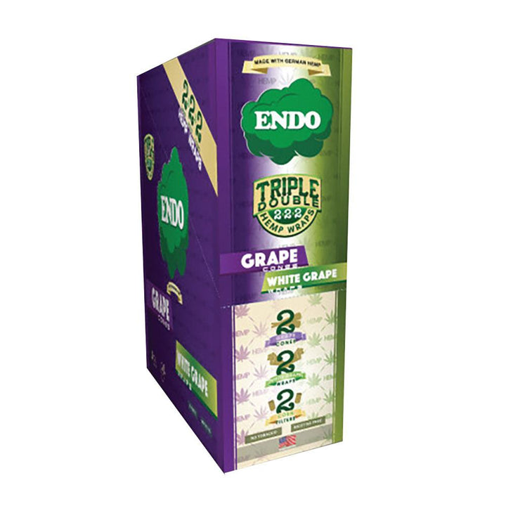 Endo Triple Double Hemp Wraps / Cones Combo - Headshop.com