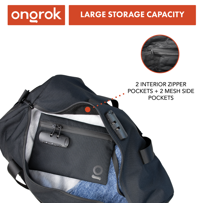 Ongrok Carbon-lined Smell proof Duffle Bag - Headshop.com