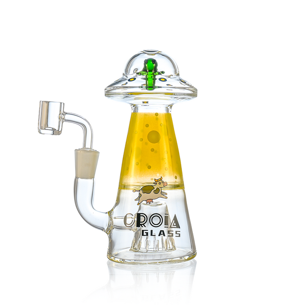 UFO Alien Dab Rig with Showerhead Perc | Croia Glass