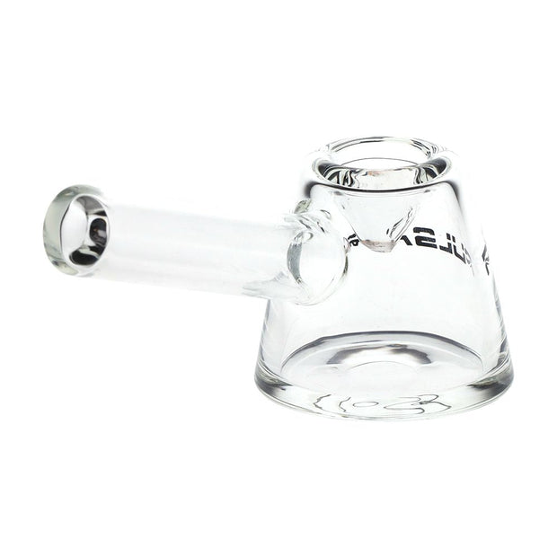 Pulsar Slant Neck Beaker Glass Water Pipe Zippered Case Travel Kit - 7" / Clear