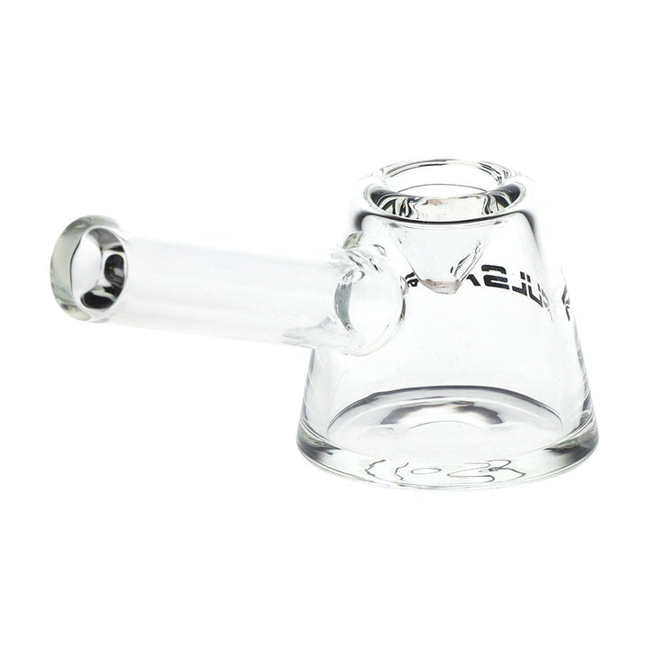 Pulsar Slant Neck Beaker Glass Water Pipe Zippered Case Travel Kit - 7" / Clear