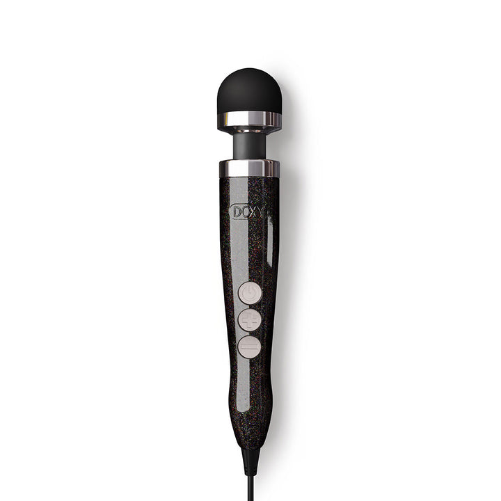 Doxy Die Cast 3 Compact Wand Vibrator Disco Black - Headshop.com