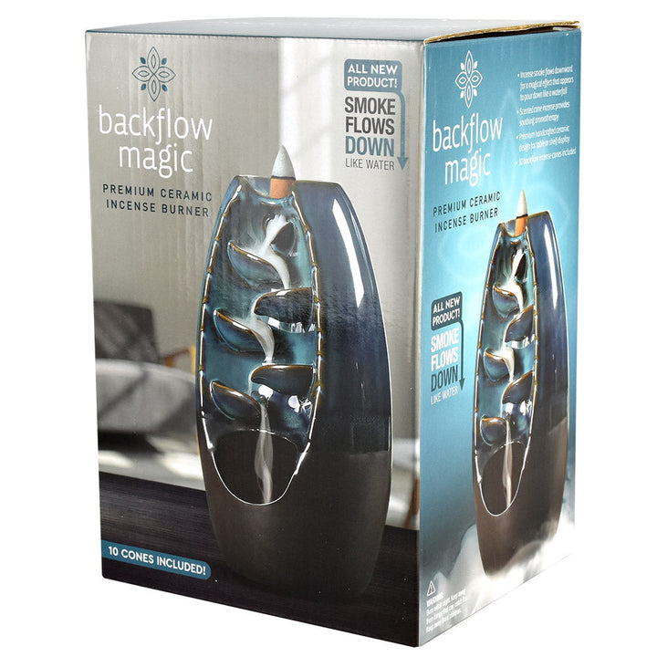 Backflow Magic Ceramic Incense Burner - 7" - Headshop.com