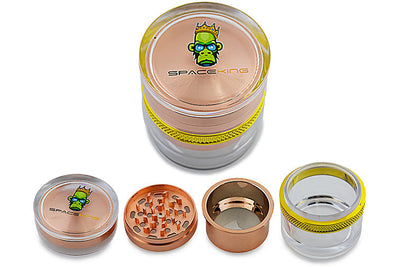 Space King Clear Shell Grinder - Headshop.com