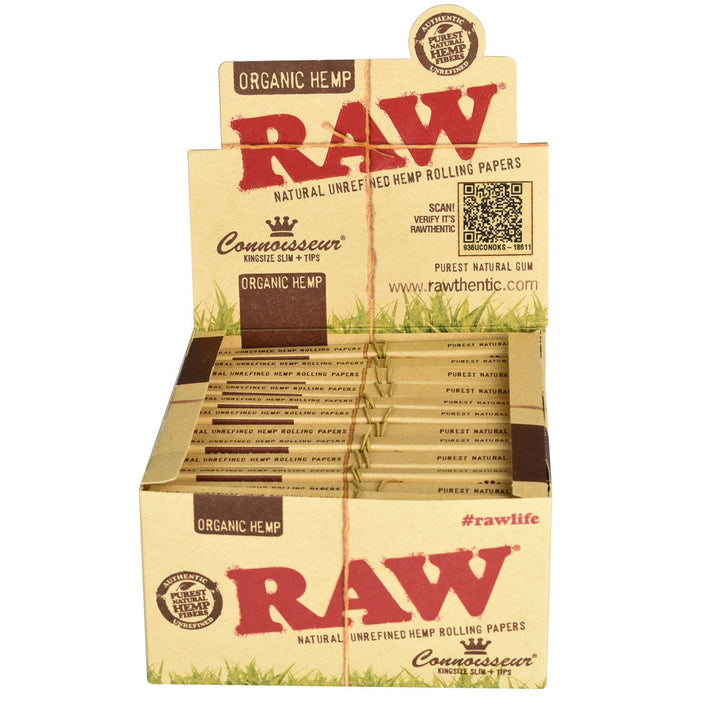 RAW Organic Connoisseur Rolling Papers | Kingsize - Headshop.com
