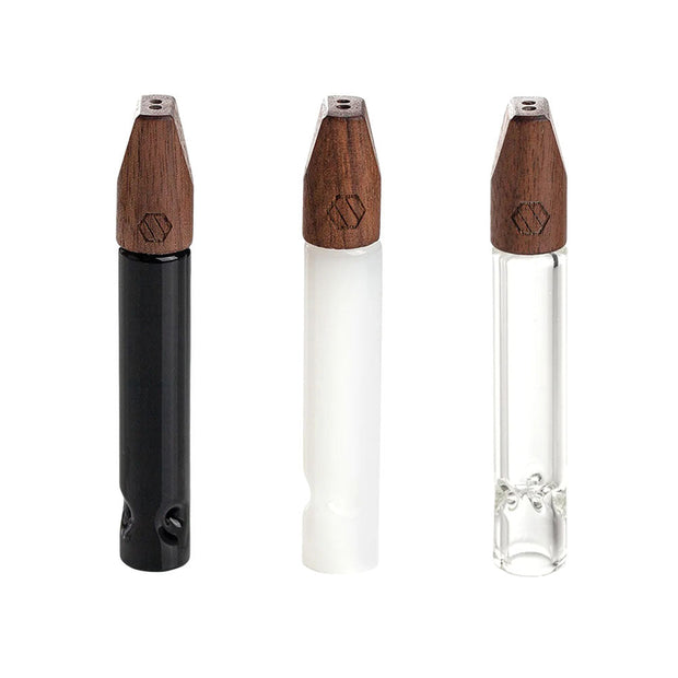 Anomaly Mini Hitter Pipe - 3"/Walnut - Headshop.com
