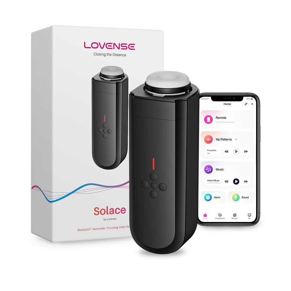 Lovense Solace Thrusting Masturbator - Headshop.com