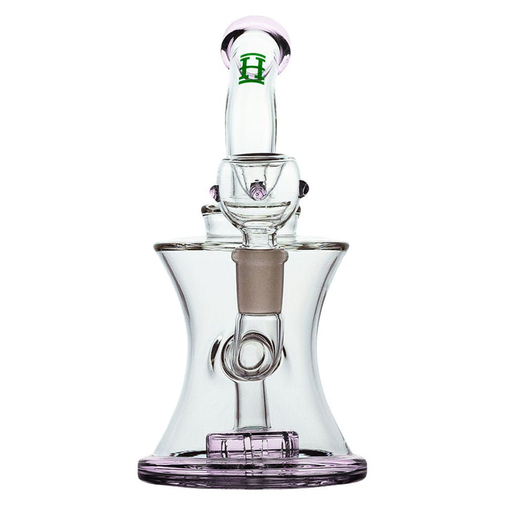 Hemper Hourglass V2 Glass Water Pipe - 7" / 14mm F - Headshop.com