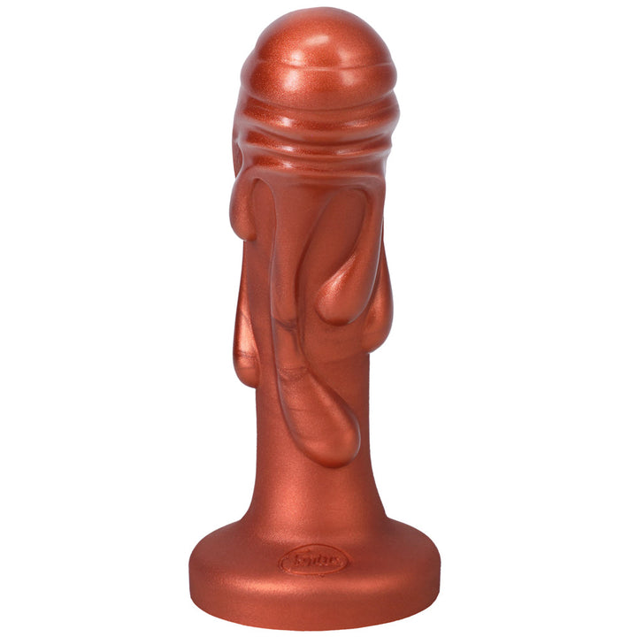 Tantus Magma 7 in. Fantasy Dildo Medium-Firm Copper - Headshop.com