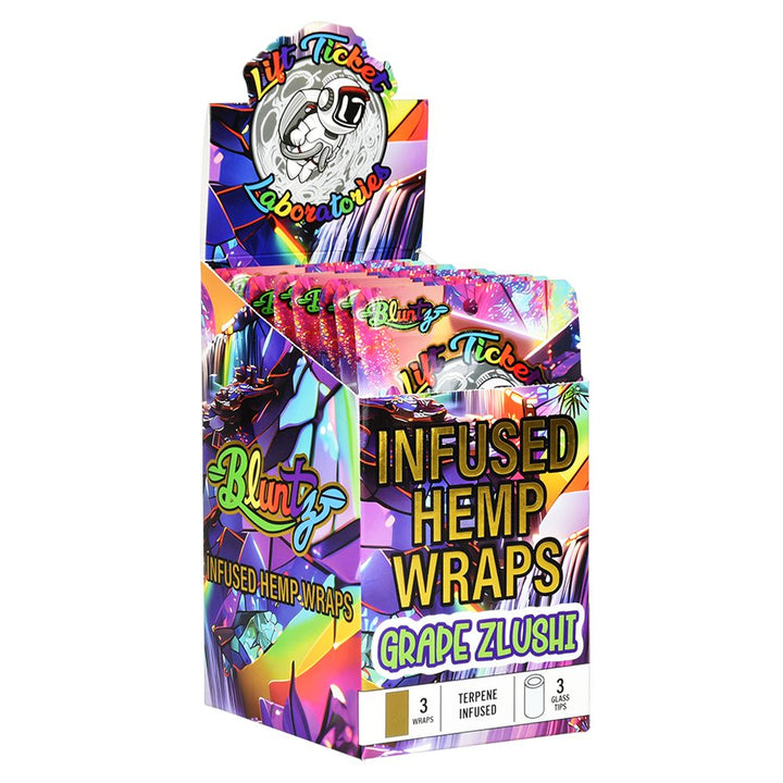 Lift Ticket Terpene Infused Hemp Wrap + Tip Bluntz 3pc | 10pk - Headshop.com