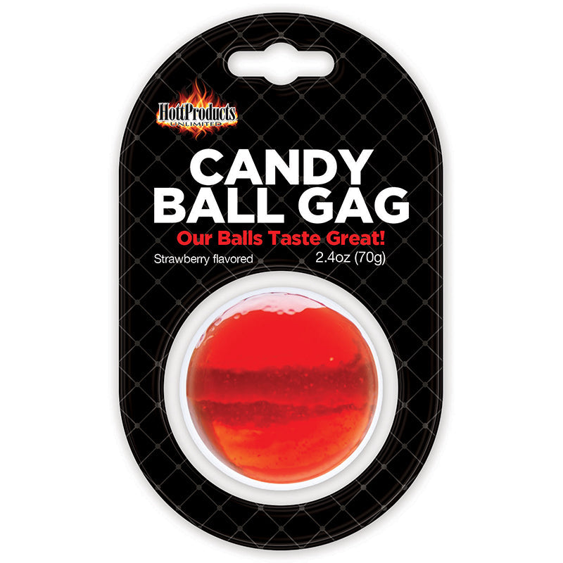 Candy Ball Gag Strawberry - Headshop.com
