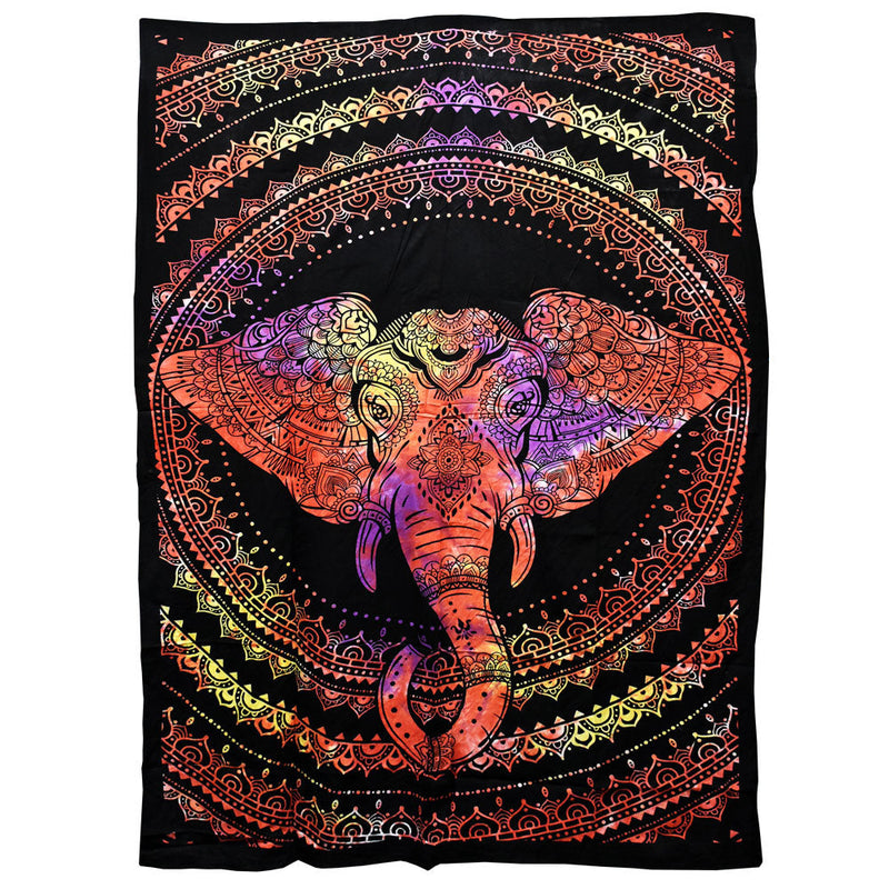 ThreadHeads Mystic Elephant Multicolor Tapestry - Headshop.com