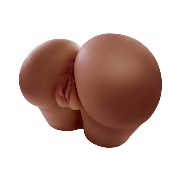 PDX Fuck Me Silly Bubble Butt Dual-Entry Mega Masturbator Brown - Headshop.com