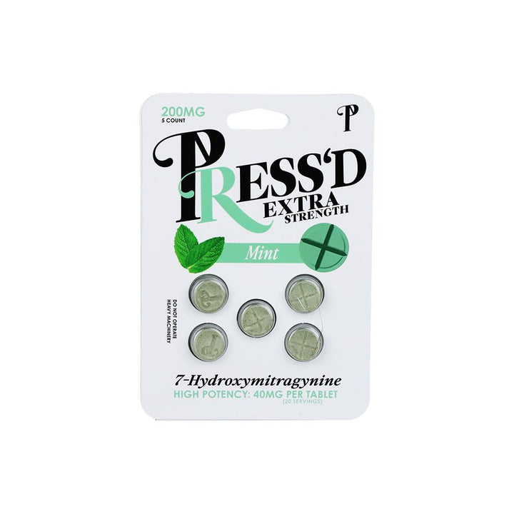 Press'd Extra Strength 7-Hydroxymitragynine Tablets | 200mg - Headshop.com