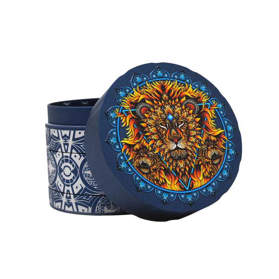 Cali Crusher Homegrown Phil Lewis Lion Grinder -4pc/2.35" - Headshop.com
