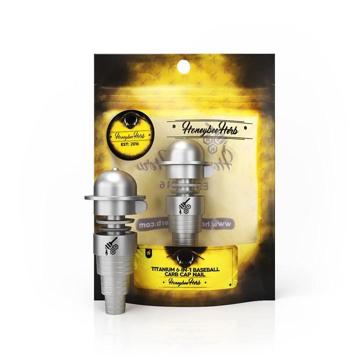 TITANIUM 6 IN 1 BASEBALL CARB CAP DAB NAIL - Headshop.com