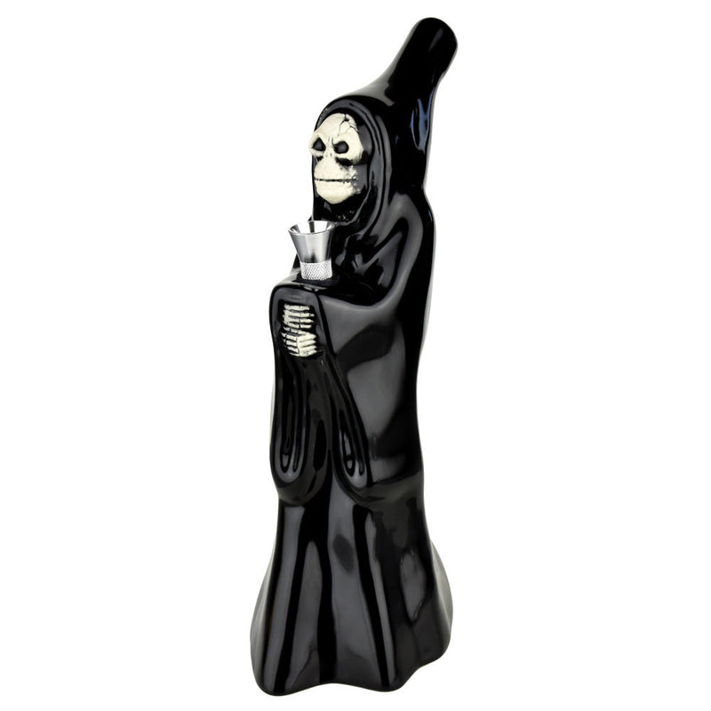 Hooded Skeleton Cupbearer Ceramic Bong - Headshop.com