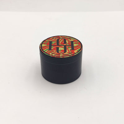 High Society - 4 PC 63mm Ceramic Teflon Coated Grinder - Rasta - Headshop.com