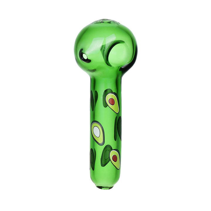 Pulsar Fruit Series Avocado Gold Herb Pipe Glow Duo - 10" / 14mm F - Headshop.com