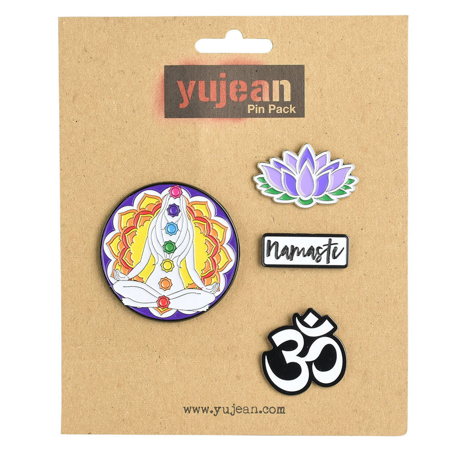 Mindfulness Enamel Pin Pack - Set of 4 - Headshop.com