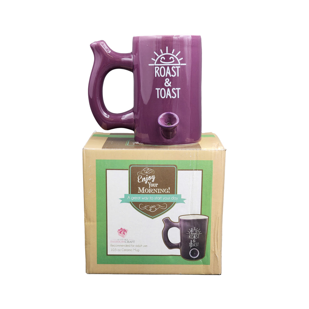Plum Color Glossy Premium Roast & Toast Mug - Headshop.com