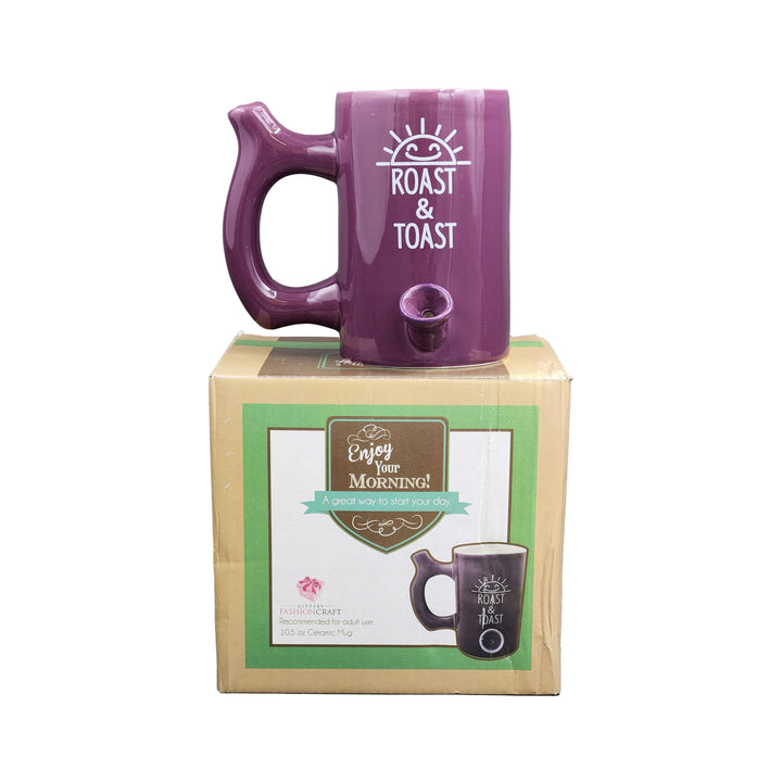 Plum Color Glossy Premium Roast & Toast Mug - Headshop.com