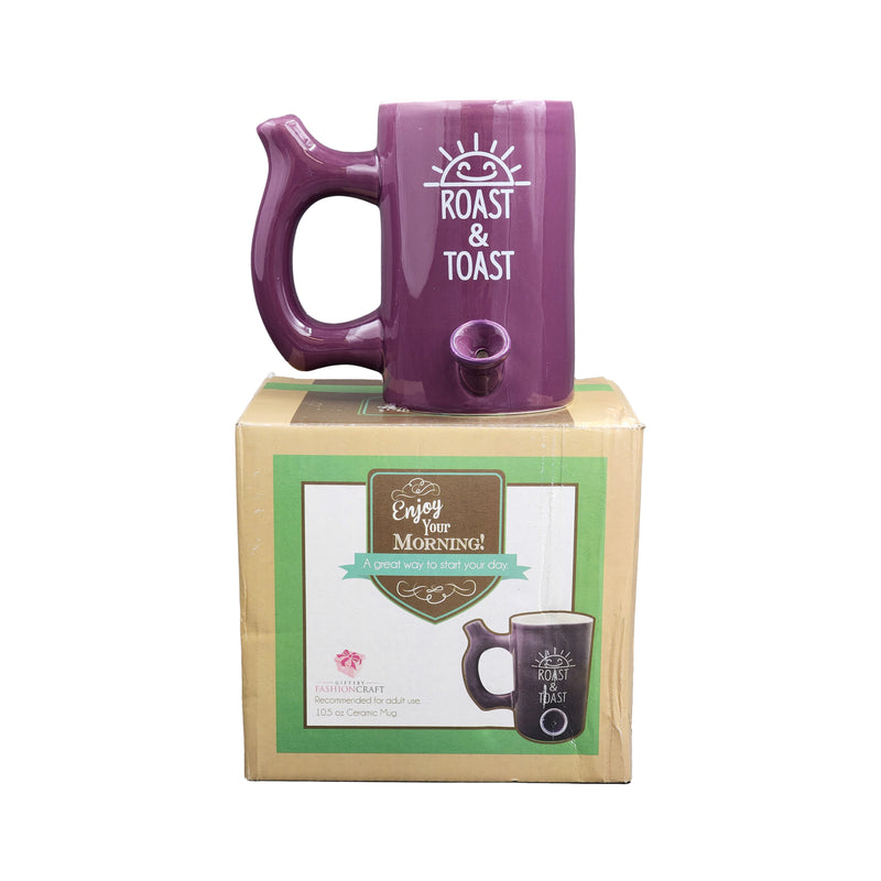 Plum Color Glossy Premium Roast & Toast Mug - Headshop.com