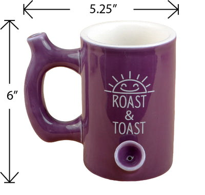 Plum Color Glossy Premium Roast & Toast Mug - Headshop.com