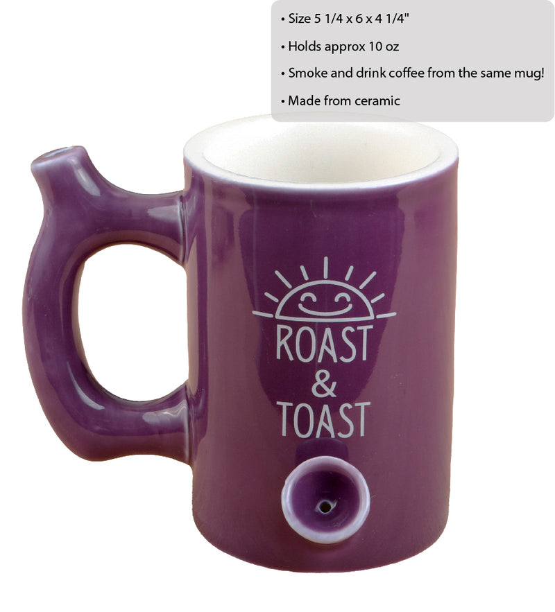 Plum Color Glossy Premium Roast & Toast Mug - Headshop.com
