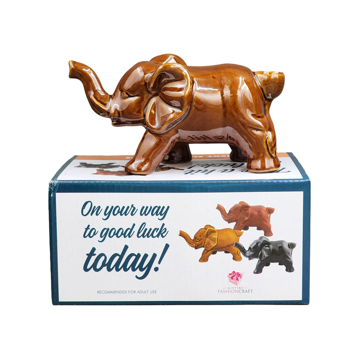 Elephant novelty pipe - Sienna Color - Headshop.com