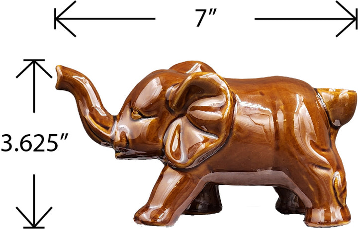 Elephant novelty pipe - Sienna Color - Headshop.com